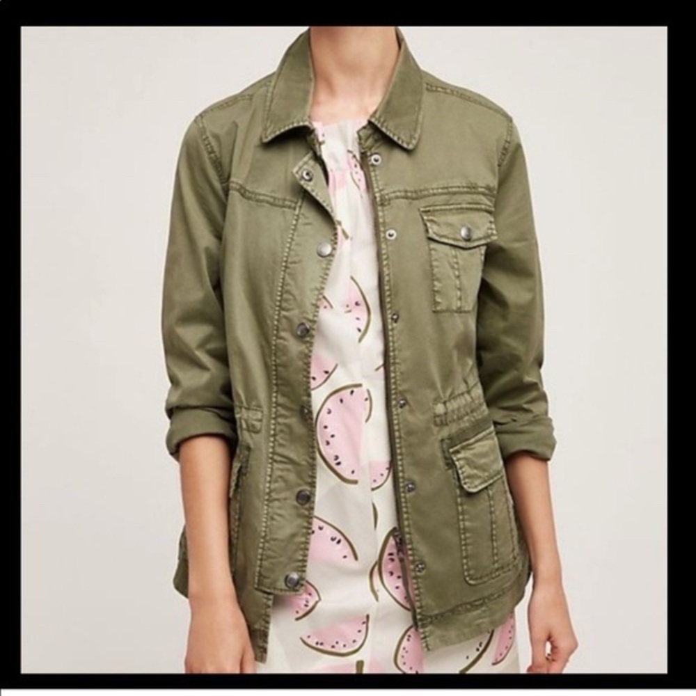 anthropologie marrakech utility jacket